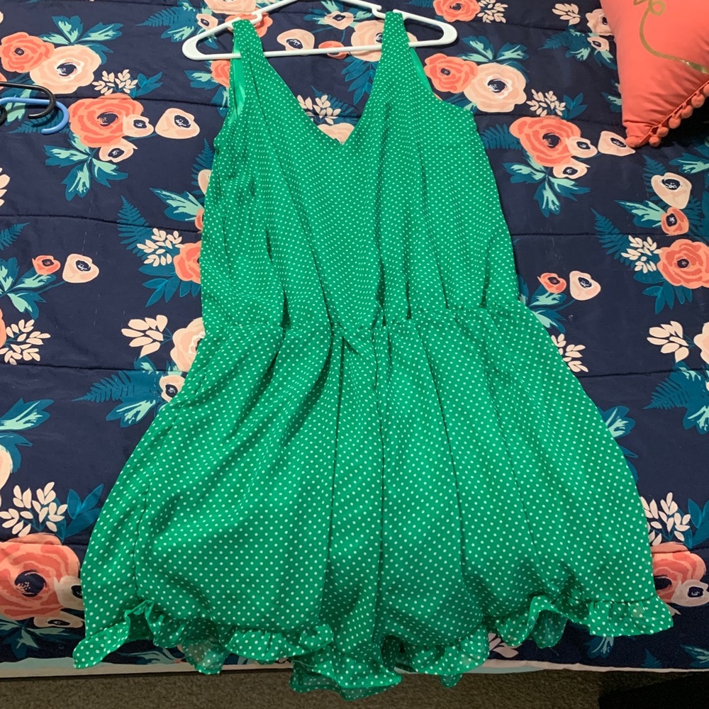 Green Amazon Romper in XL